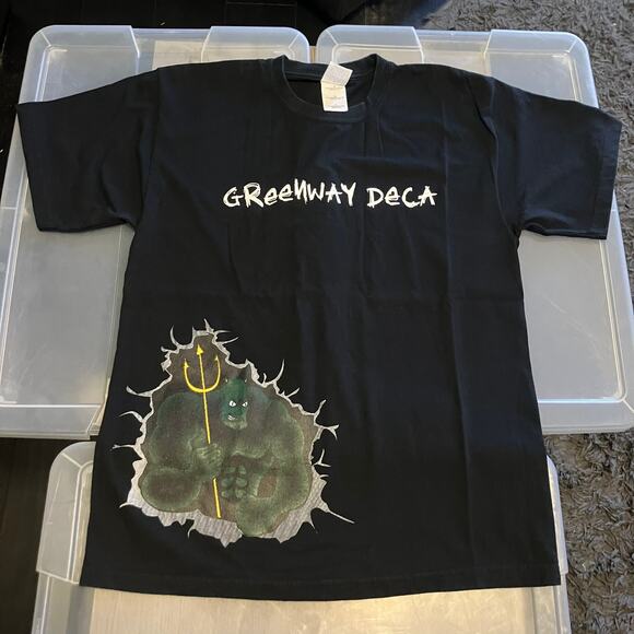 Greenway High School Demons 5 Vtg Large T Lot + New Pin School Mascot 1 T is XL - Picture 7 of 16